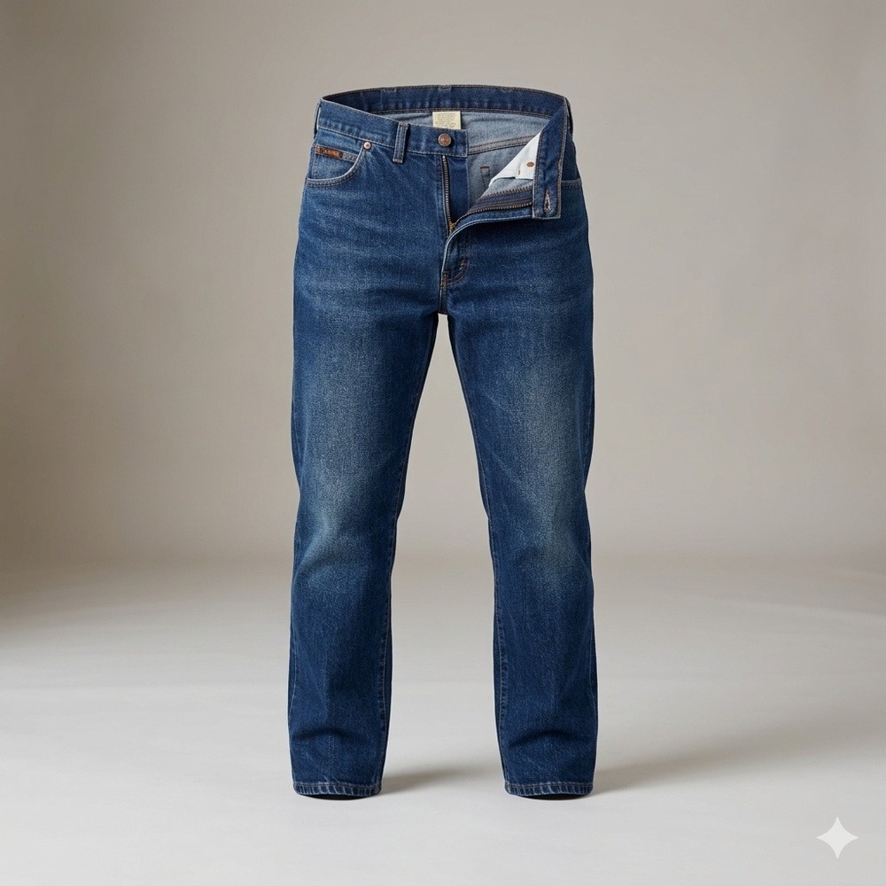 VTG 80s Long Haul Jeans Made in USA 36x30 Dark Wash Denim Workwear Trucker Mens